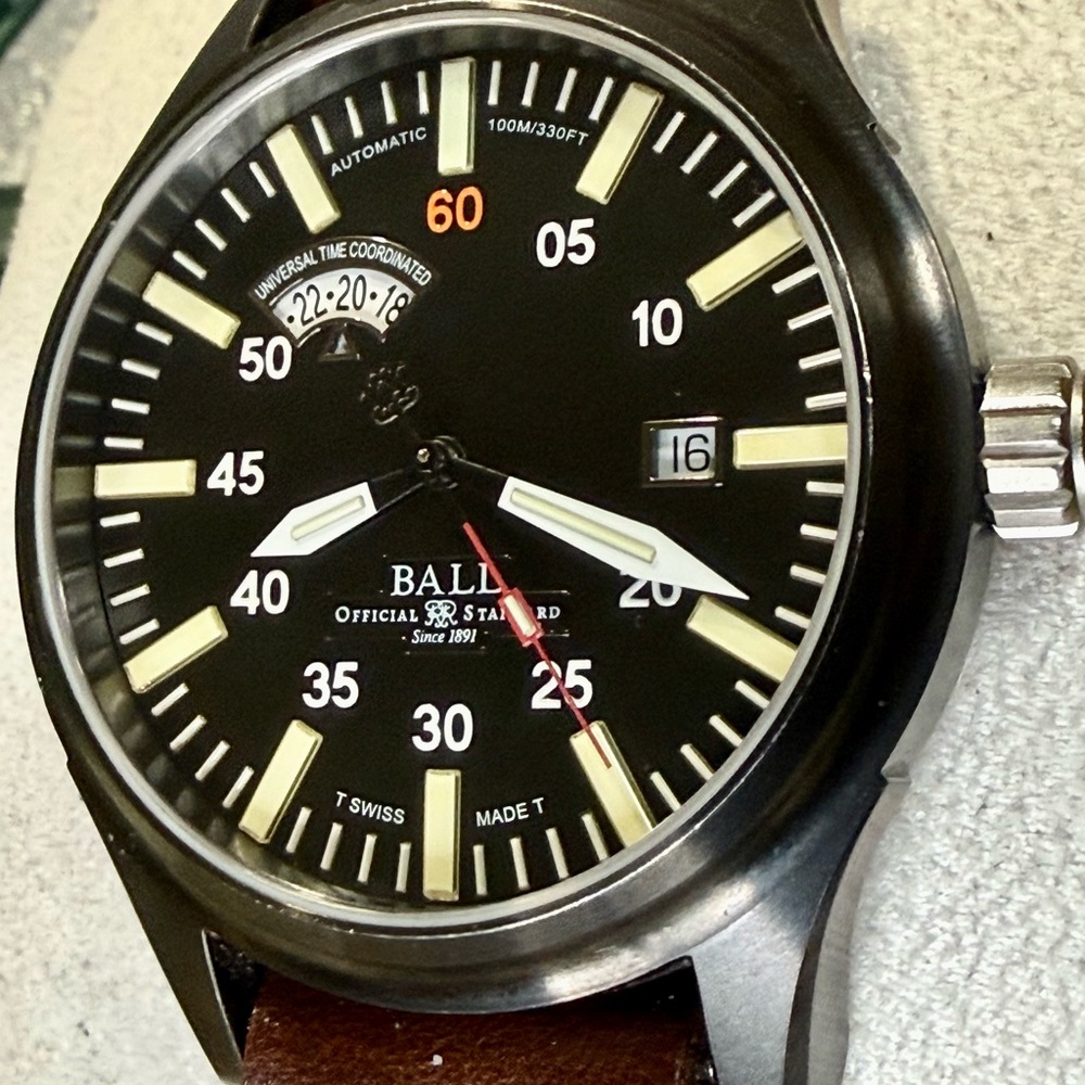 Ball Fireman Night Train Hr/Date Automatic Classic Sport Mens Watch - Picture 3 of 7